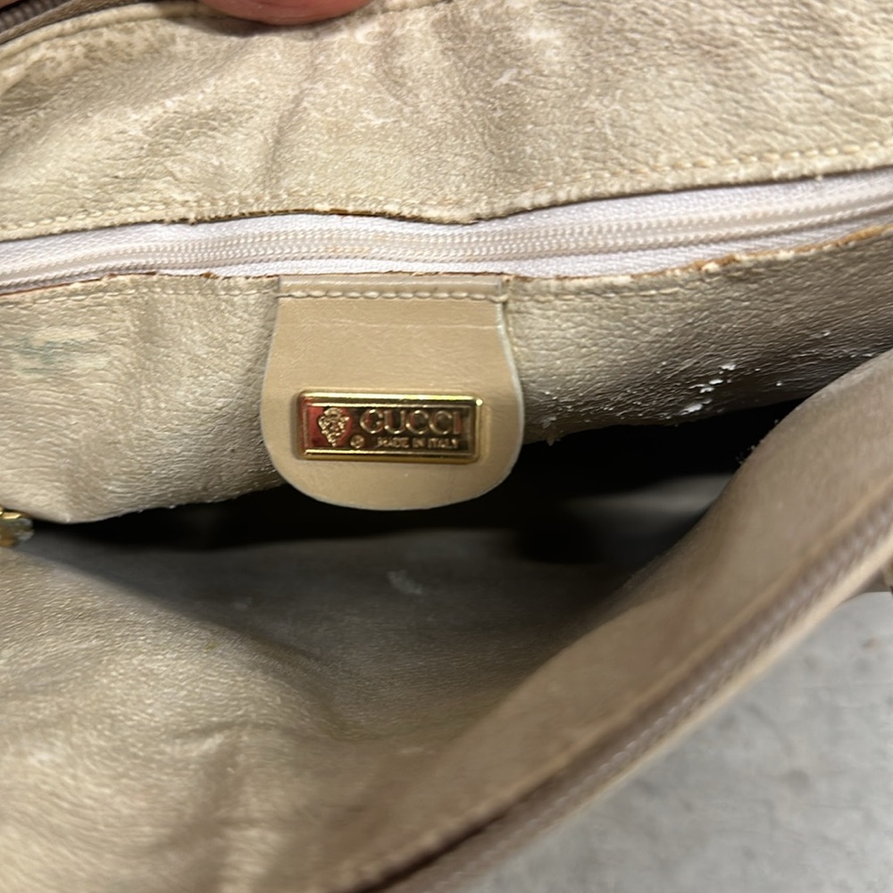 Vintage Gucci light beige monogram handbag - Picture 9 of 16